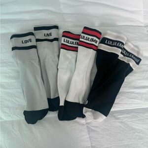lululemon - crew socks (3 pairs)